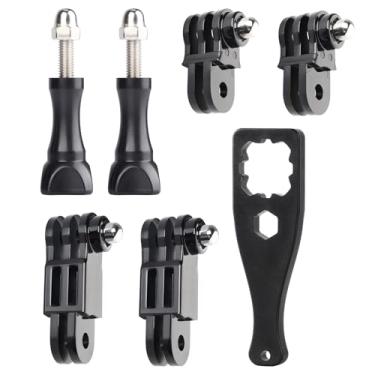 Imagem de Montagem de juntas retas de braço ajustável, HSU longo e curto, montagem de juntas retas na mesma direção para Gopro Hero 4 3 3+ 2 1 e SJ4000, SJ5000, SJ7000 e Xiaomi YI, Same Direction, Same Direction