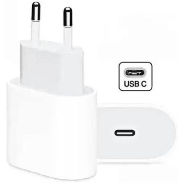 Imagem de Fonte Carregador Turbo 20W USB-C e cabo lightning compatível 11 12 13 