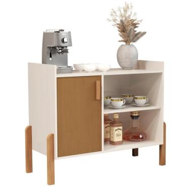 Imagem de Aparador Buffe Luxor Moderno Decoração Pes Madeira Luxuoso - Sal Movel