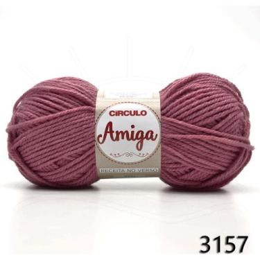 Imagem de Fio Amiga Círculo 100g - Cores 2019, 3157 ROSEIRA