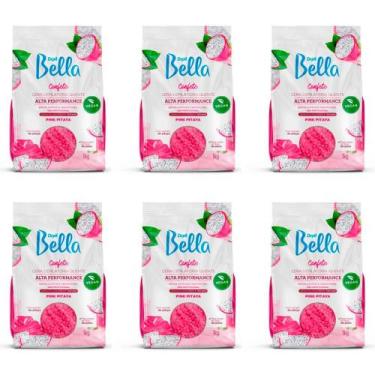 Imagem de Kit 6 Unidades Cera Quente Depilatória Depil Bella Confete Alta Perfor