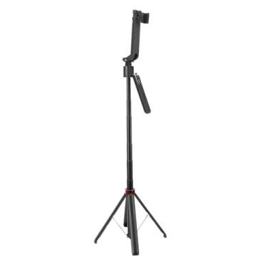 Imagem de Suporte Automático de Rastreamento de Rosto, Smartphone Estabilizador Selfie Stick, Camera de Telefone de Liga de Alumínio Montar Suporte de Telefone Inteligente por Telefone