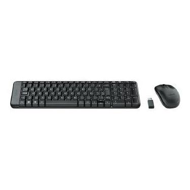 Imagem de Combo Teclado E Mouse Logitech Sem Fio Mk220 - 920-004431, Preto