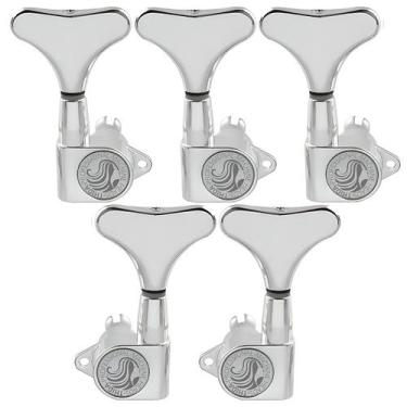 Imagem de Tarraxas Tarrachas Cromada Blindada Thida Para Contra Baixo 5 Cordas 3