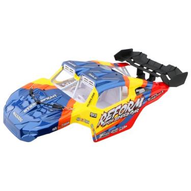 Imagem de GDOOL PX9000-04 RC Car Shell Body Cover RC Car Accessories Spare Parts for 9003E 9005E 1:14 Scale RC Cars Trucks Vehicle(Yellow & Blue)