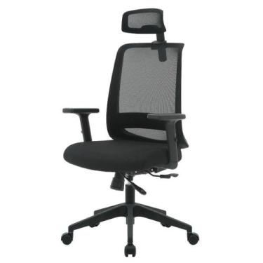 Imagem de Cadeira Escritório NR-17 Columbus Presidente c/ Braços Fratini Encosto