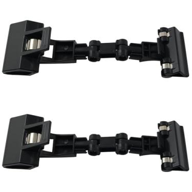 Imagem de LQ Industrial 2 peças de etiqueta para exibição de lista de preços, clipe de anúncio 185 x 50 mm, grampo de escriba, pasta universal de plástico preto, ideal para escritório, mesa de trabalho ou