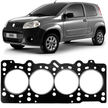 Imagem de Junta Cabeçote Motor Uno 1.0 1.3 1.4 8v 2000 a 2018 Fibra Sabó