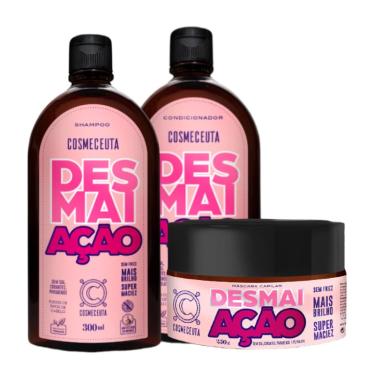 Imagem de Kit cosmeceuta Desmaiação para Cabelos Volumosos ou com Frizz, Shampoo + Condicionador...