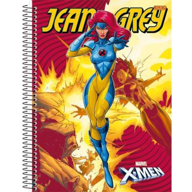 Imagem de Caderno Universitário X-Men 10 Matérias Capa Dura Escolar