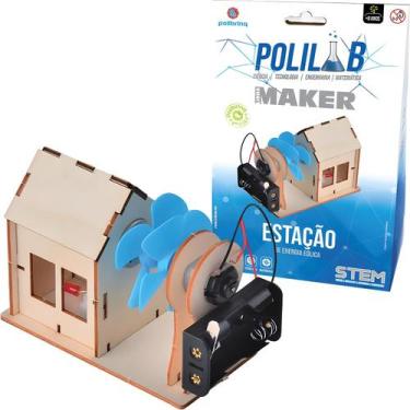 Imagem de Brinquedo De Montar Científico Educativo Infantil DIY Polikab Maker - 
