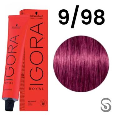 Imagem de Schwarzkopf Igora Royal Coloração 9/98 Louro Extra Claro Violeta Verme