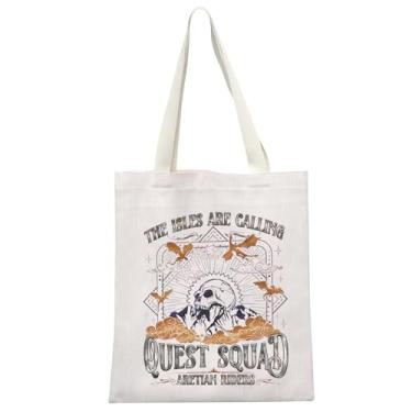 Imagem de MEIKIUP Bolsa de ombro Quest Squad Onyx Storm Dragon Rider Presente The Isles Are Calling Quest Squad Aretian Riders (Calling Quest TB)
