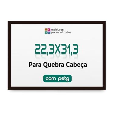 Imagem de Moldura Quebra Cabeça Game Office Nano 22,3x31,3 Cm com petg (Preto)