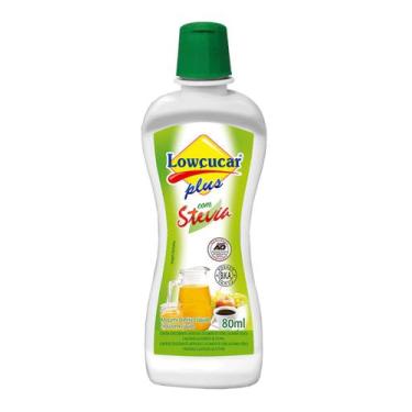 Imagem de Adoçante Dietético Líquido com Stevia - Lowçucar Plus - 80ml