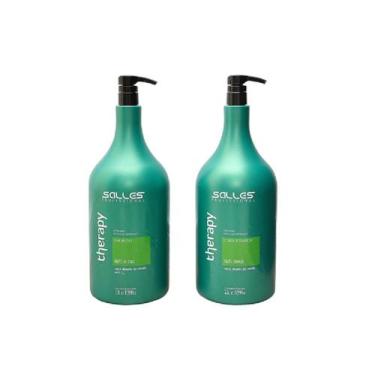 Imagem de Kit Shampoo e Condicionador Therapy 2,5 L Salles Profi - Salles Profis