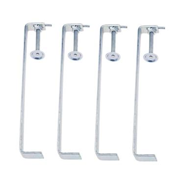 Imagem de Ioensy 4 peças Bricklaying Glamps Holder Versátil Prático Clamping Cliping Placa de aço Cramp para carpinteiros entusiastas de bricolage, Comprimento 30cm