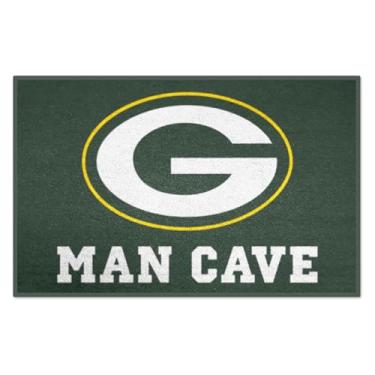 Imagem de FANMATS 14305 NFL Green Bay Packers Tapete de iniciante universal masculino