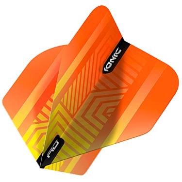 Imagem de RED DRAGON Hardcore Ionic Orange Dart Flights - 3 conjuntos por pacote (9 voos de dardo no total)