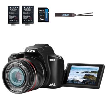 Imagem de Câmera digital 4K, 64MP, zoom óptico de 12x, preta