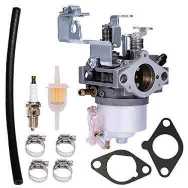 Imagem de Fuerdi Carburador G16 para Yamaha G16 G18 G19 G20 G21 carrinhos de golfe 4 ciclos de substituição de carburador de motor JN6-14101-14 JN6-14101-15 com kit de junta de vela de ignição