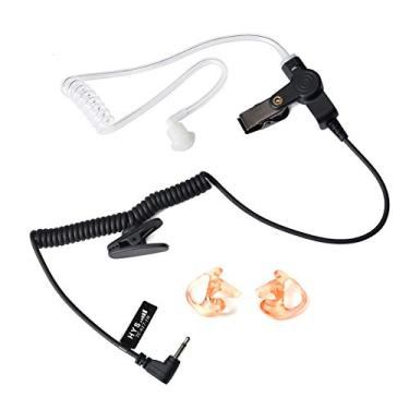 Imagem de Fone de ouvido de 2,5 mm para fones de ouvido com bobina acústica para Walkie Talkies Ham Transceiver, conectores de microfone com alto-falante de rádio