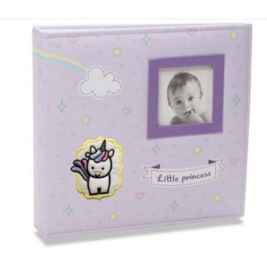 Imagem de Álbum 100 Fotos 10x15 + 50 Fotos 15x21 Bebe Tecido Ical 814