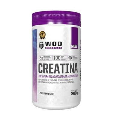 Imagem de Creatina 100% Pura Mono-Hidratada 300g – WOD NUTRITION-Unissex