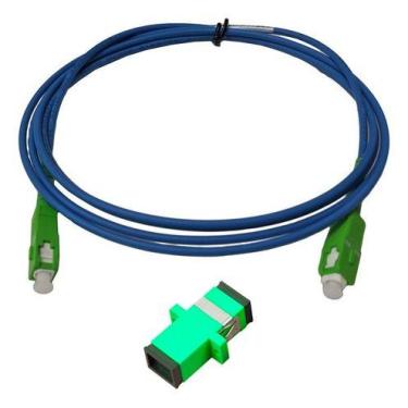 Imagem de Cabo De Extensão Repetidor Fibra Óptica Sc/apc 2 Metros - Genérica, Az