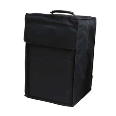 Imagem de TTETTZ Mochila para bateria Cajon 32 cm x 32 cm x 50 com alça de transporte para percussão com alças ajustáveis, estojo portátil para cajon