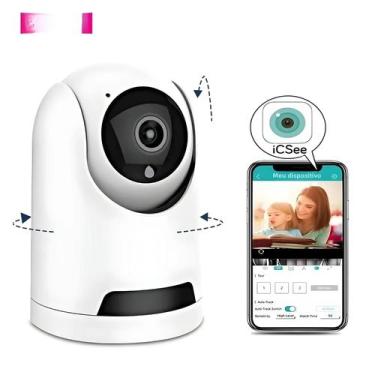 Imagem de Câmera De Monitor De Bebê WiFi De 2MP Mini Câmera De Vigilância De Víd