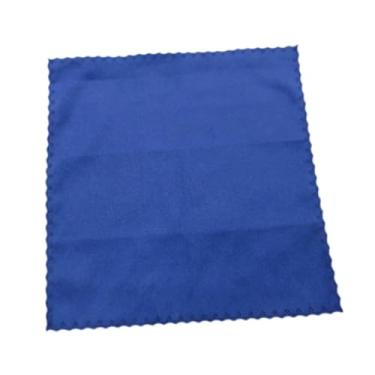 Imagem de menolana Kit de limpeza de pano para flauta, pano macio e versátil para limpeza de flautas, trompete, instrumento musical, clarinete, violino e latão, Azul