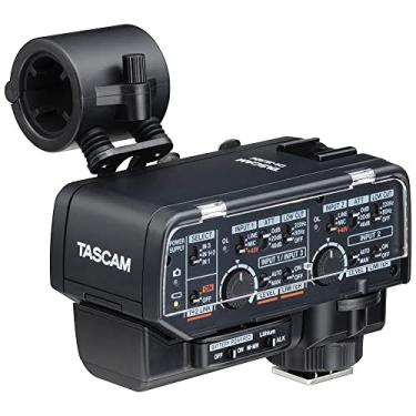 Imagem de Tascam Kit de interface analógica CA-XLR2d-AN adaptador de microfone XLR para câmeras sem espelho, preto (CA-XLR2dAN)
