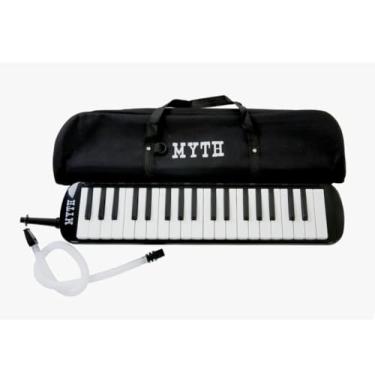 Imagem de Escaleta Melodica 37 Teclas Instrumento de Sopro - Myth/Pianica Selecione a cor (Preto)