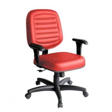Imagem de Cadeira Diretor Para Escritório Linha Blenda Vermelho - DESIGN OFFICE 
