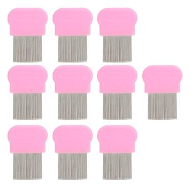 Imagem de Sonew Pente Profissional para Piolhos, Dentes Finos de Aço Inoxidável, Pente para Remoção de Piolhos, Lêndeas e Caspa, Adequado para Todos Os Tipos de Cabelo