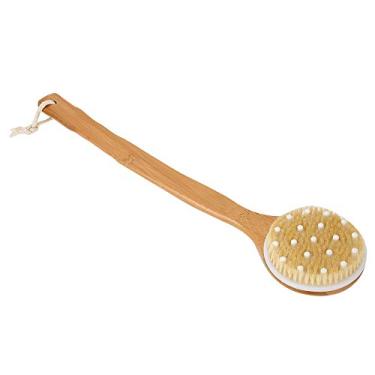 Imagem de Sluffs Back Scrubber Anti Slip for Shower,Shower Brush Long Handle with Stiff and Soft Bristles,Body Exfoliator for Bath or Dry Brush