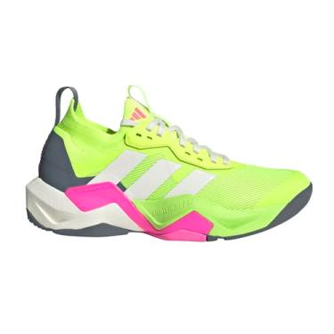 Imagem de adidas Tênis de treinamento feminino Rapidmove Advance 2, Limão lúcido/branco giz/rosa lúcido, 38