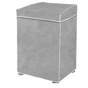 Imagem de Capa Para Maquina De Lavar Brastemp Eletrolux Consul 10kg 11kg 12kg 13kg 15kg 15.2kg 16kg 17kg 18kg Impermeável Forrada Proteção UV Material Resistente (Tam G)
