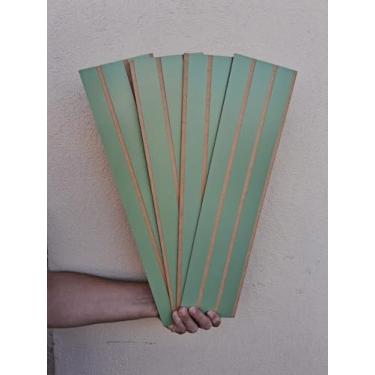 Imagem de Painéis Ripados Autocolantes 50cm/11cm! (50, Verde)