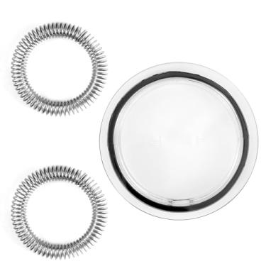 Imagem de Tampa para Espumador de Leite com 2 Batedores Mola de Substituição, Vedante para Tampa Espumador Leite Acessórios Máquinas Café Compatível com Nespresso Aeroccino 3/4/Plus