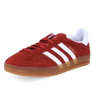 Imagem de adidas Tênis masculino Gazelle Indoor, Better Scarlet/Cloud White/Gum, 13