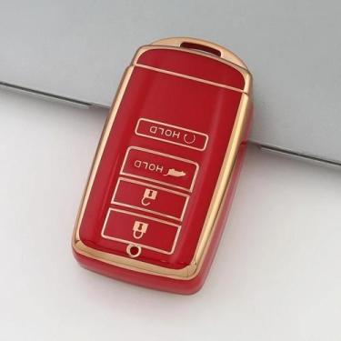 Imagem de Honda Acura TPU Shell Fob Holder Car Key Case Capa Protetor Para RLX M
