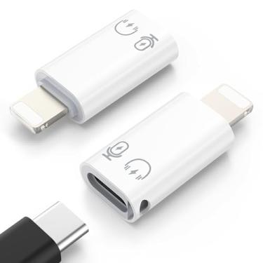 Imagem de MoKo Adaptador USB C para Lightning de áudio, adaptador Lightning para USB C para fones de ouvido compatível com iPhone 14/13/12/11 Pro Max/iPad/iPod/AirPods, suporta carregamento, áudio/fones de
