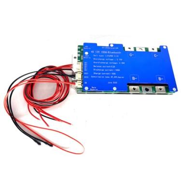 Imagem de Placa de proteção de parâmetros ajustáveis 4S 100A 12V Smart BMS BT LiFePO4 Li-ion LTO Active Balance
