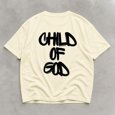 Imagem de Camiseta Oversized Academia Personalizada God Algodão Basica - Helvog,