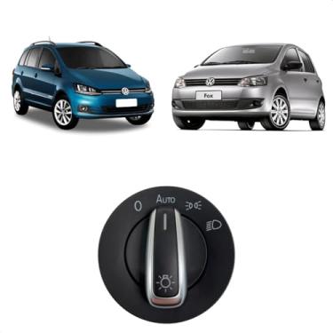 Imagem de Botão Farol Fox Amarok Passat Fusca Jetta 3c8941431hxsh Novo