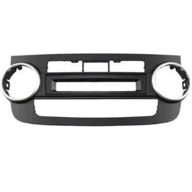 Imagem de weevoo Painel de substituição de ar condicionado Dash A/C, painel de moldura estéreo para rádio de carro para Honda CR-V CRV 2007-2011 Bisel AC (Auto A/C)