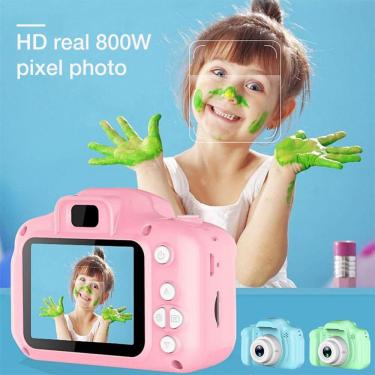 Imagem de Câmera infantil Brinquedos Crianças Câmera Digital Câmera Impermeável Vídeo 8 Milhões Pixel Cartoon Câmera Fofa Fotografia ao Ar Livre Presente Câmera
