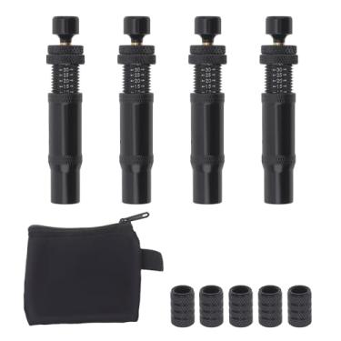 Imagem de ePathChina Kit de deflator de pneu de parada automática ajustável (10-30 PSI), 4 peças de deflacionadores de pneu off-road acessórios para carro, caminhão, SUV